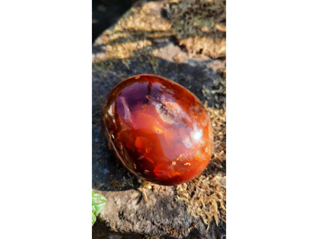 Carnelian  soap stone dark extra  6,5cm