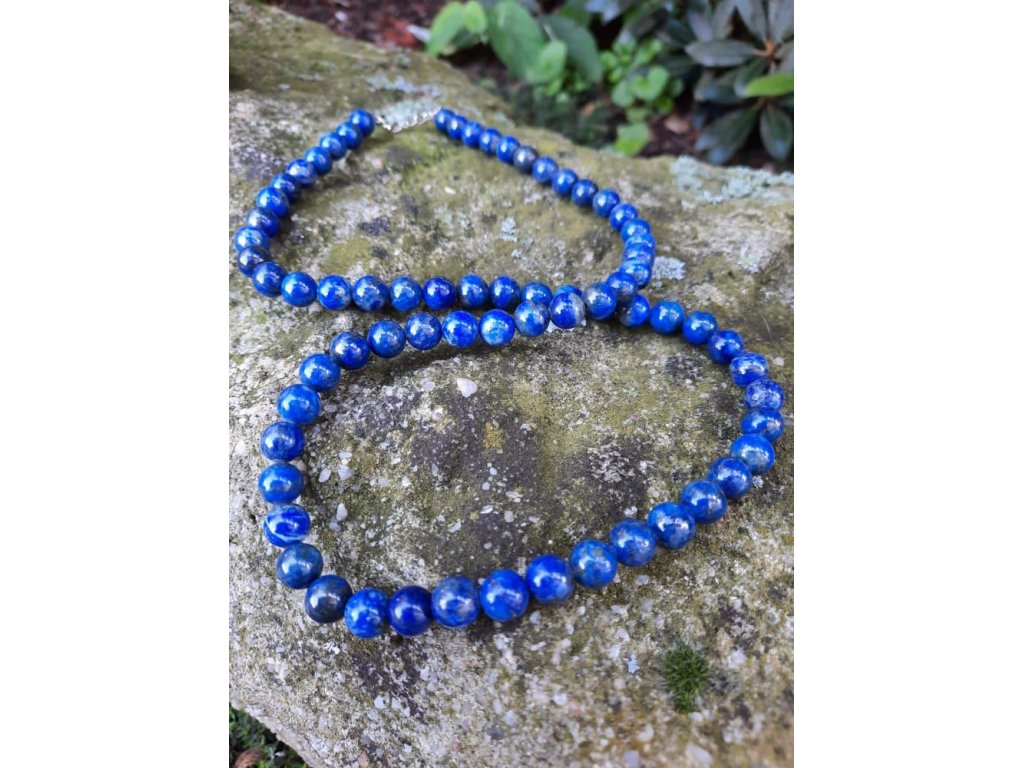 Lapis Lazuli necklace 8 mm
