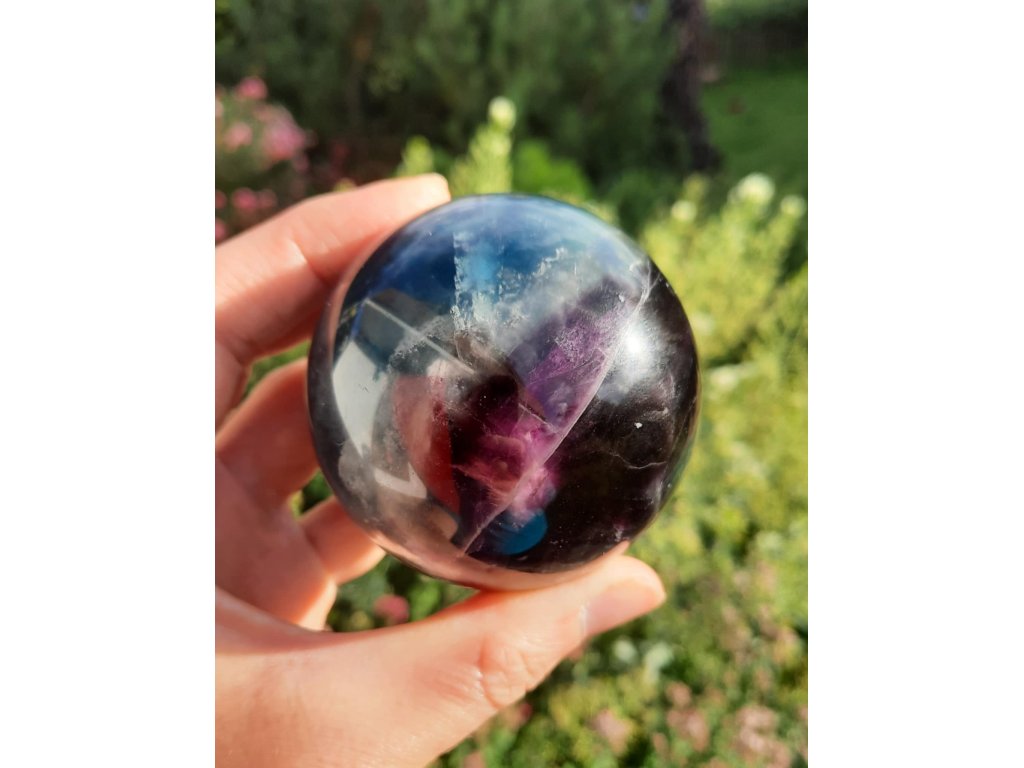 Sphere Rainbow Fluorite 6,5cm