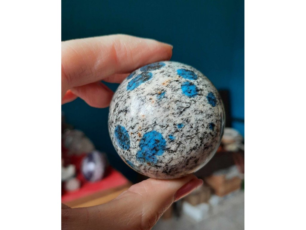 Sphere K2 Azurite with Granit 4cm