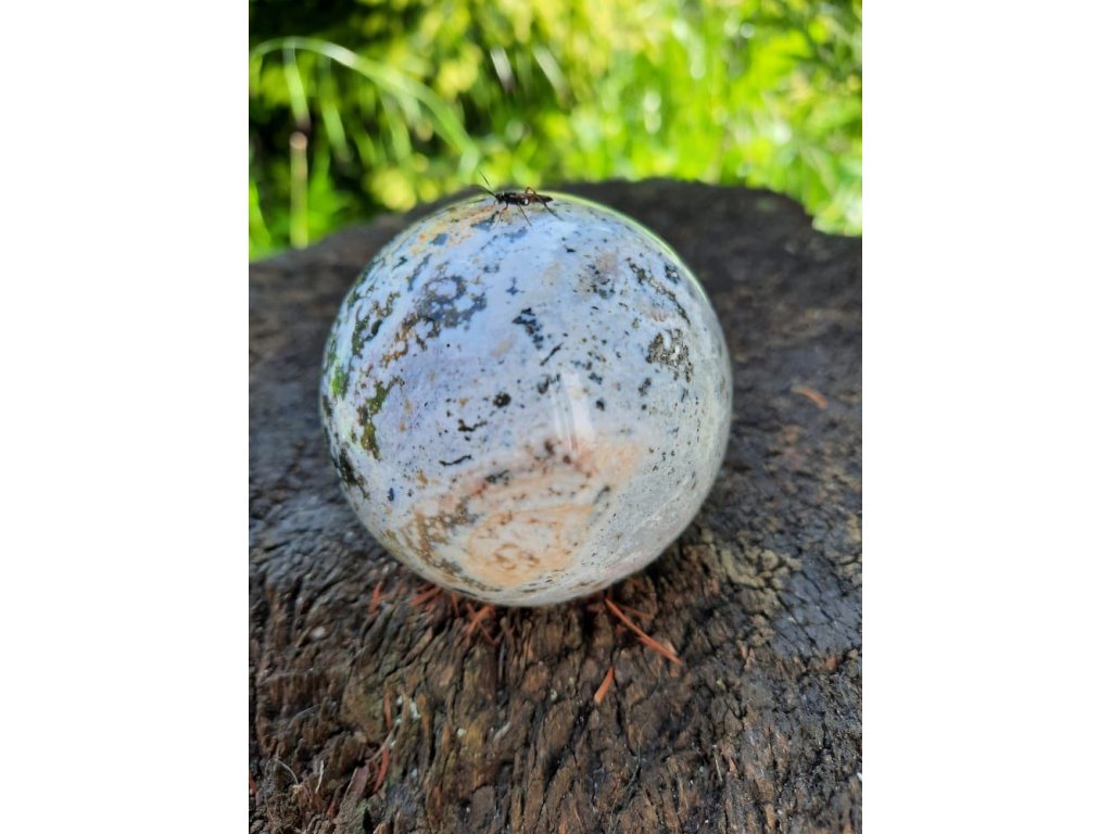 Koule,Sphere,Kugel Jaspis Ozean/Ocean 5,5cm