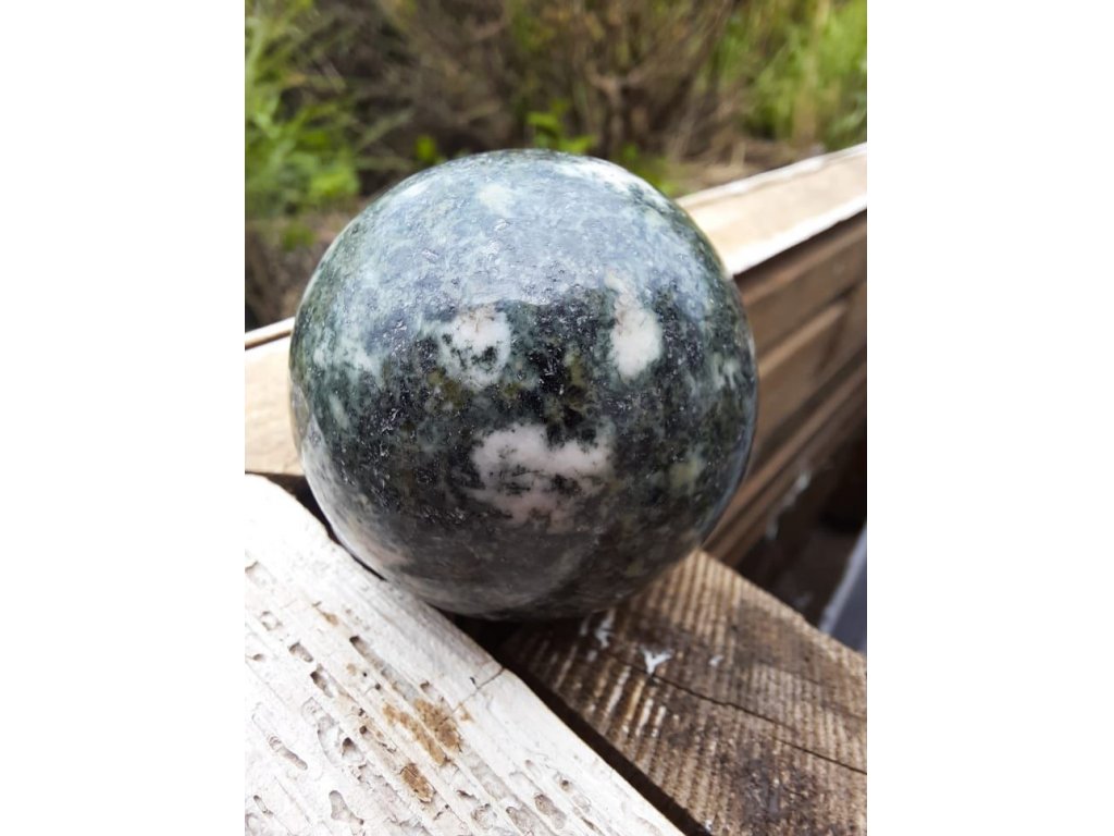 Koule/Sphere/Kugel Preseli Blue Stone/Dolerite/Stonehenge kámen/stone 3-4cm