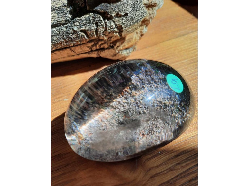 Bergkristall Amphibol/Engel flugel 5cm