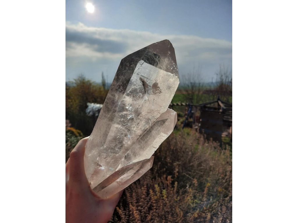 Bergkristall  Zwilling 29 cm Grosses Extra