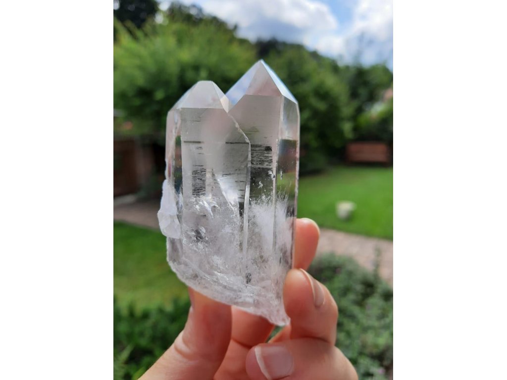 Křistál /Crystal/Bergkristall Dvojčata/Twin /Zwilling 7cm