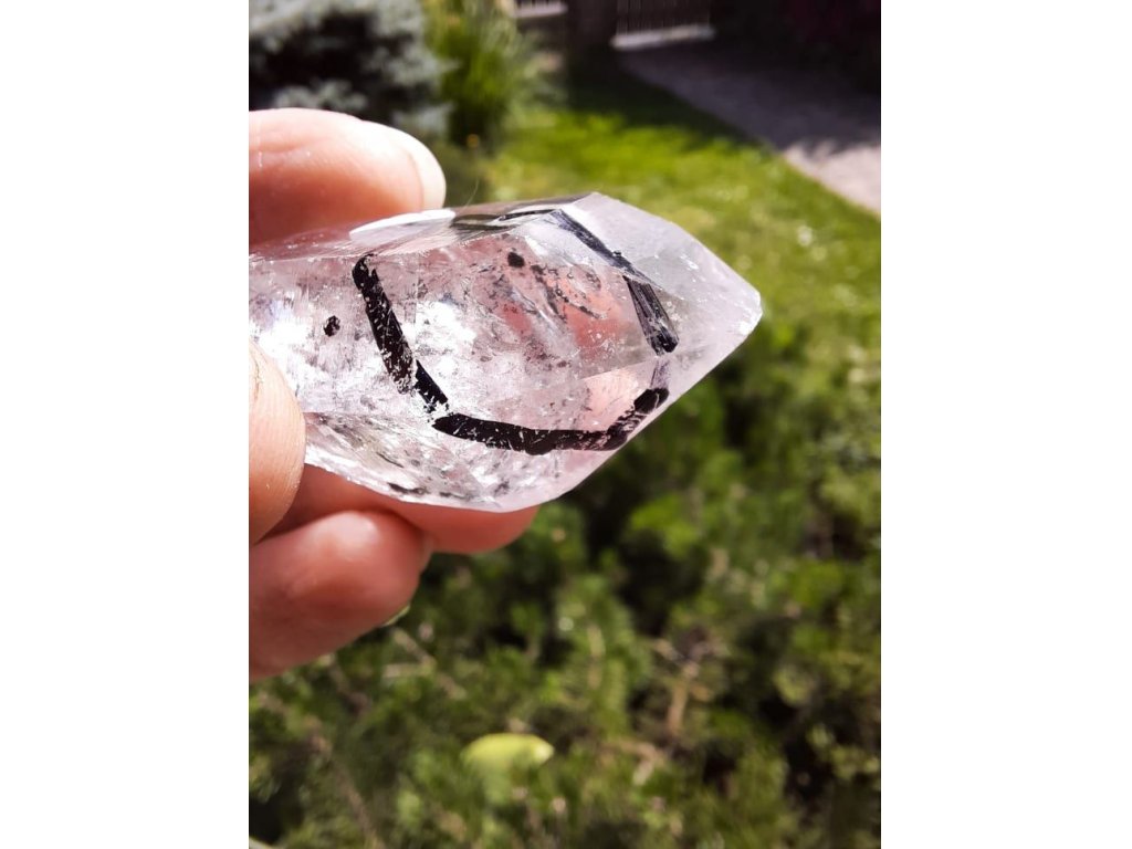 Bergkristall Enhydro mit Wasser inklusion 4,5cm