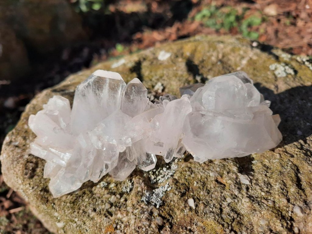 Křistál /Crystal/Bergkristall Faden 11cm extra