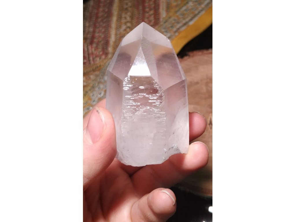 Křistál /Crystal/Bergkristall spitze 7cm