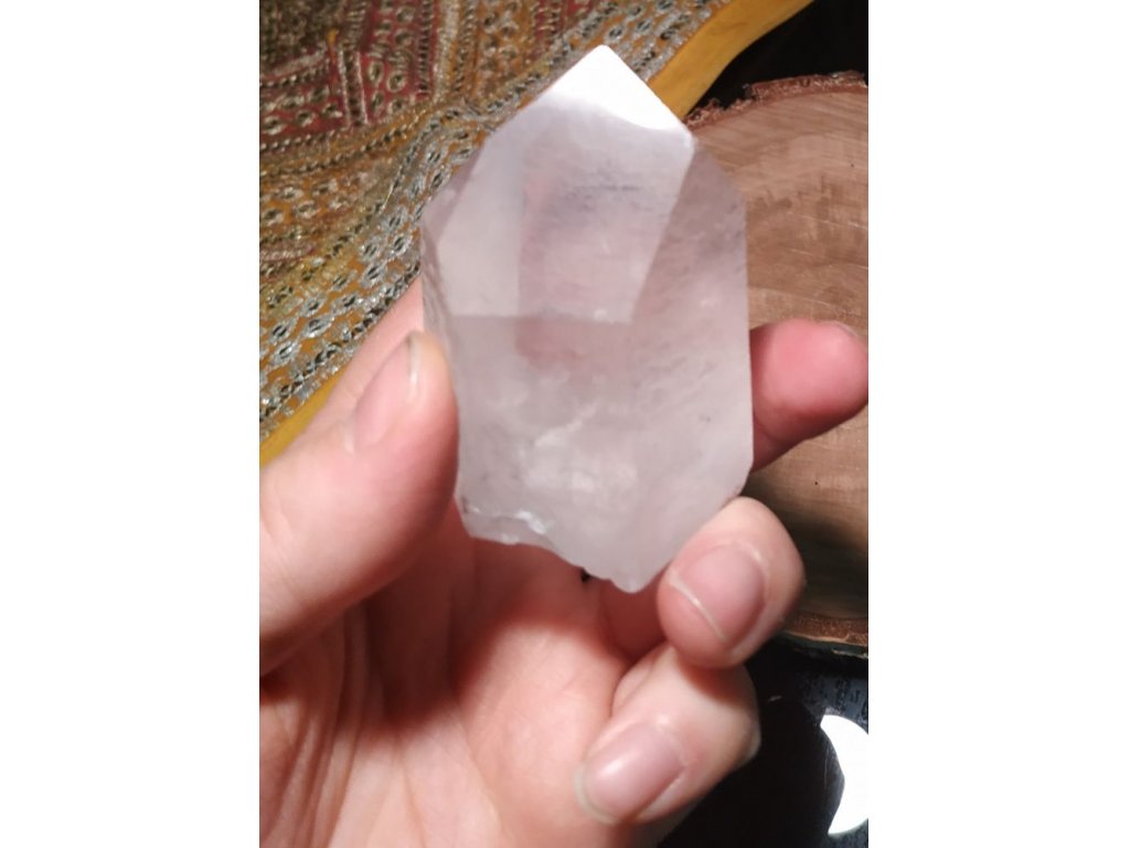 Křistál /Crystal/Bergkristall spitze 7cm