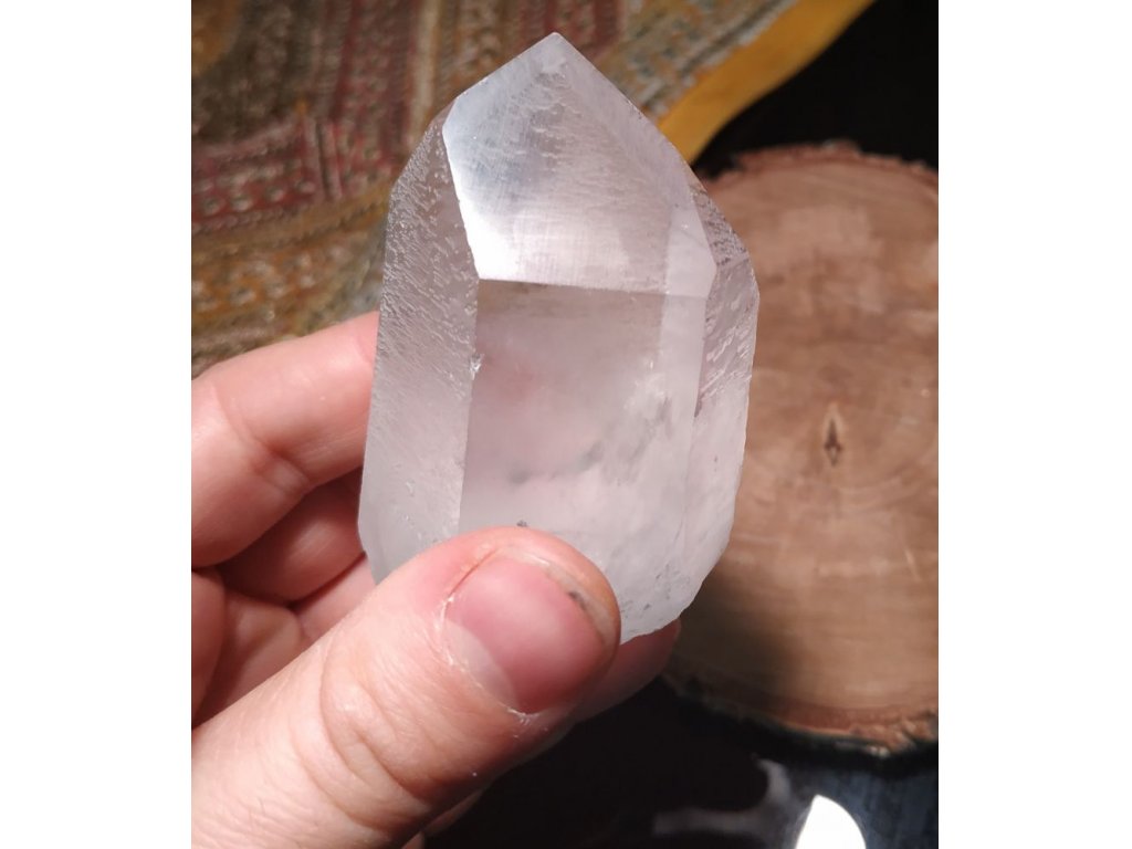 Křistál /Crystal/Bergkristall spitze 7cm