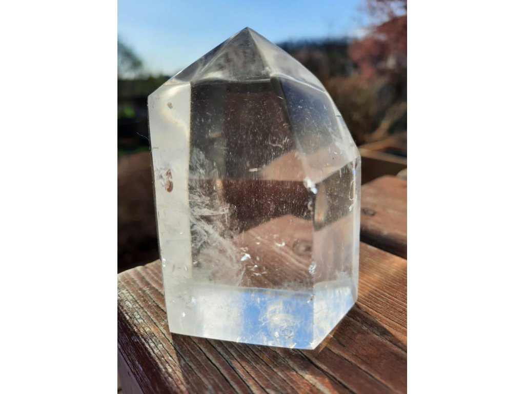 Křistál /Crystal/Bergkristall spitze 8 cm Extra