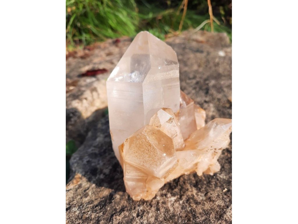 Křistál drůza/Crystal Cluster/Bergkristall 13cm
