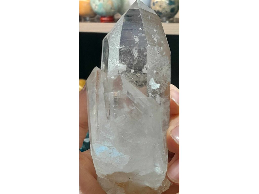 Bergkristall mit kleiner Kristal Extra 11cm