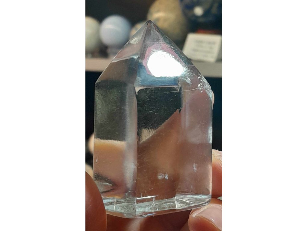 Bergkristall spitze 7cm poliert 100% Klares