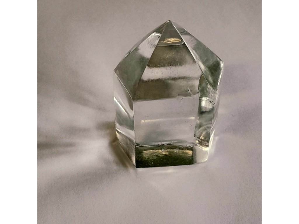  Crystal Obelisk/ spitze 7cm polished clear 100%