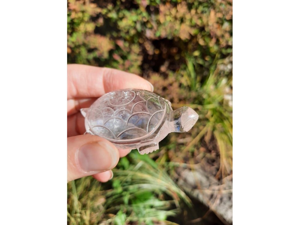 Křistál želva /Crystal turtle 5cm
