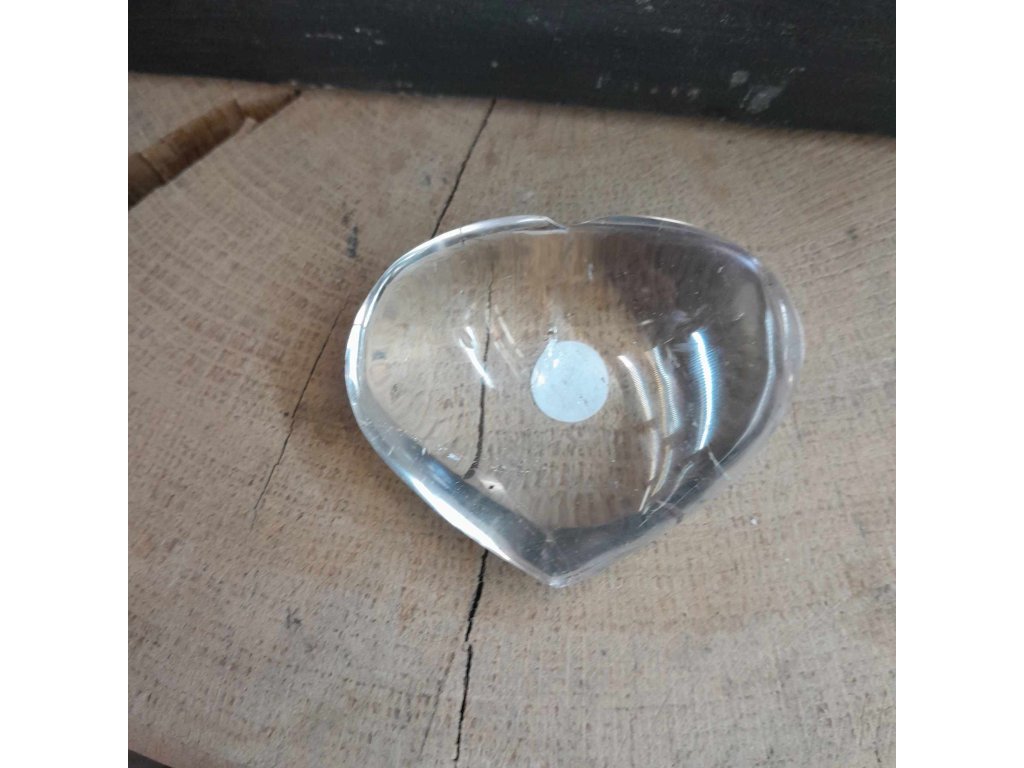 Křistálove velky Srdce 4cm 