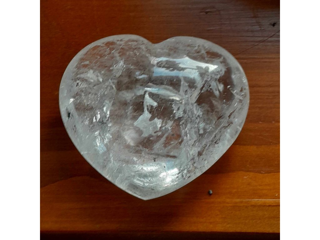 Crystal Heart  6cm extra clear