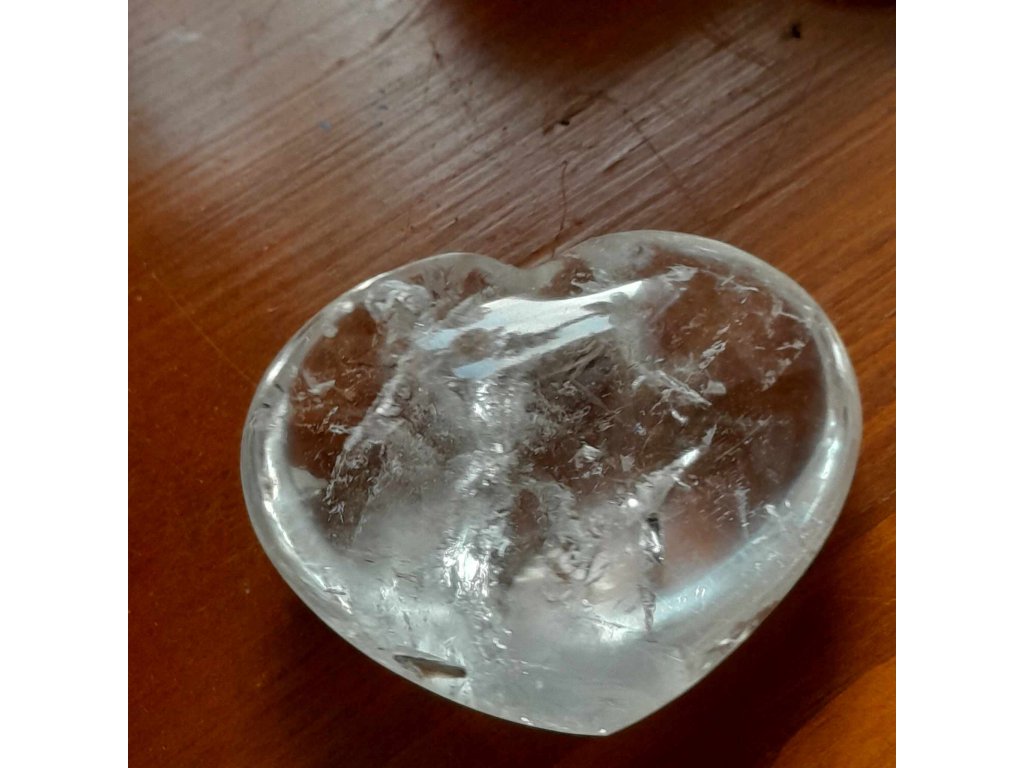 Crystal Heart  6cm extra clear