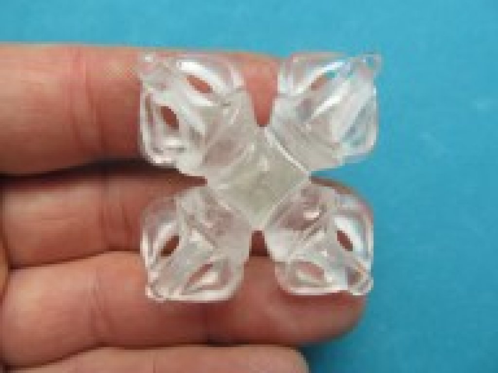 Double Dorjee Himalaya Crystal 5x5 cm,1,5x1,5inch