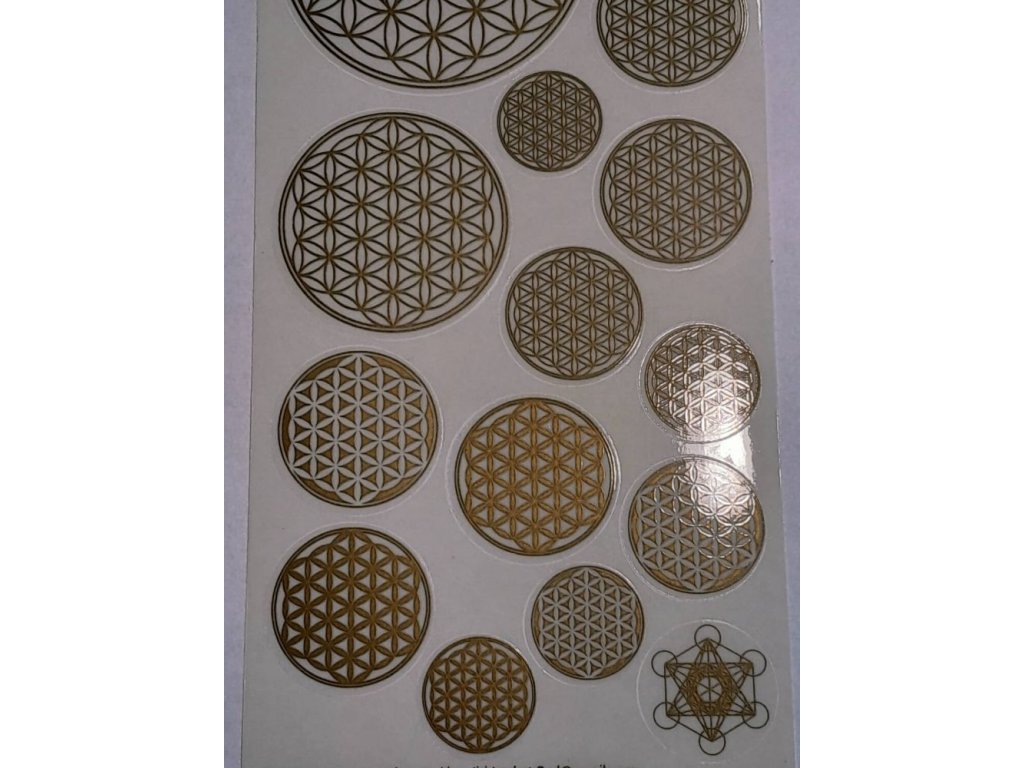 Květ života nálepka/Flower of life sticker 15cm