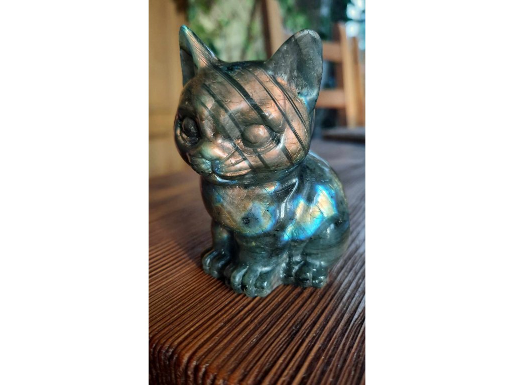 Labradorite Grosses Katze 7,5cm