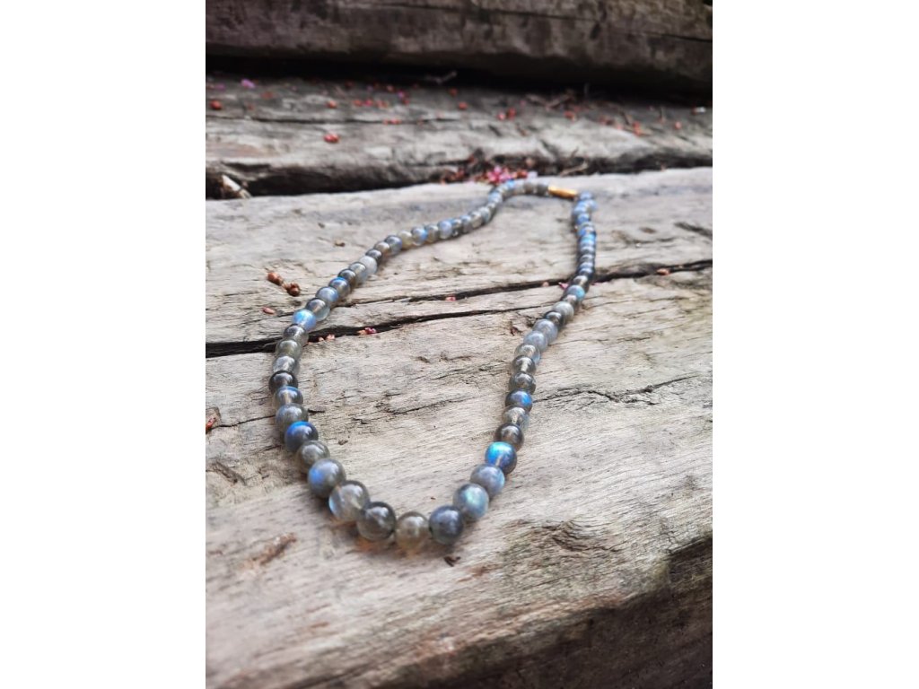 Labradorite korale/necklace/halskette 8mm