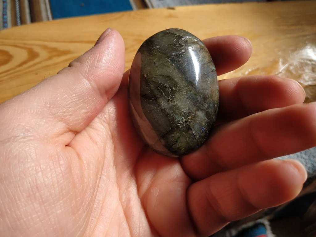 Labradorite plochy,flat stone 4-4,5cm