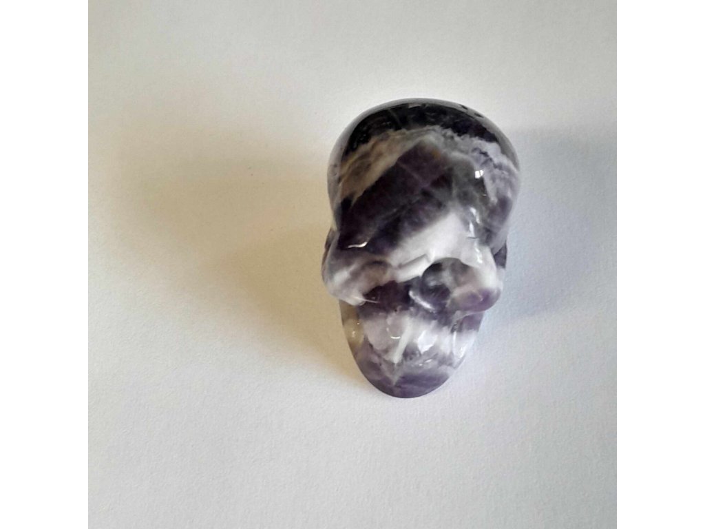 Skull Amethyst Chevron Realistik 3cm