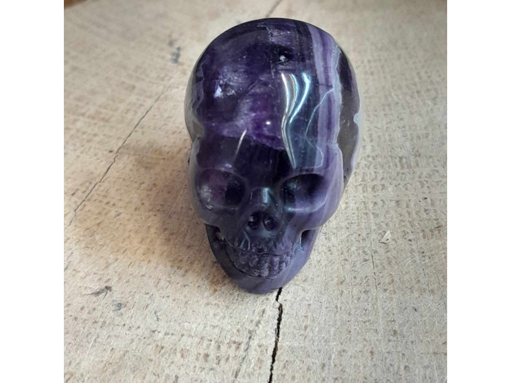 Skull Purple Fluorite 3,5cm