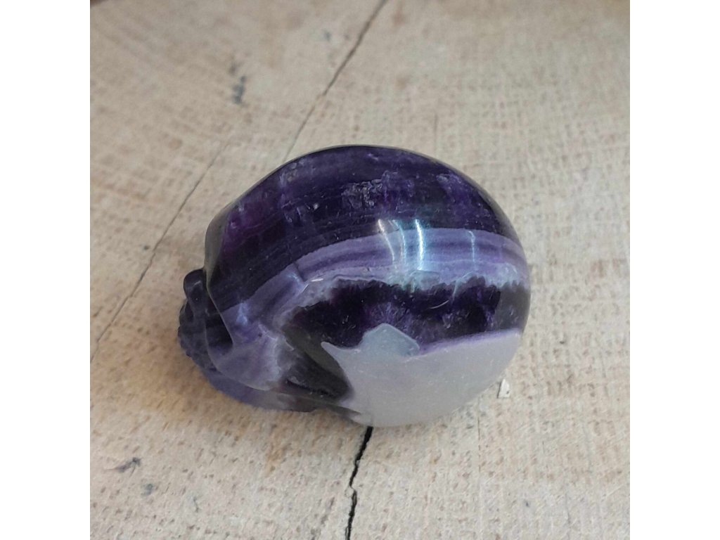 Skull Purple Fluorite 3,5cm