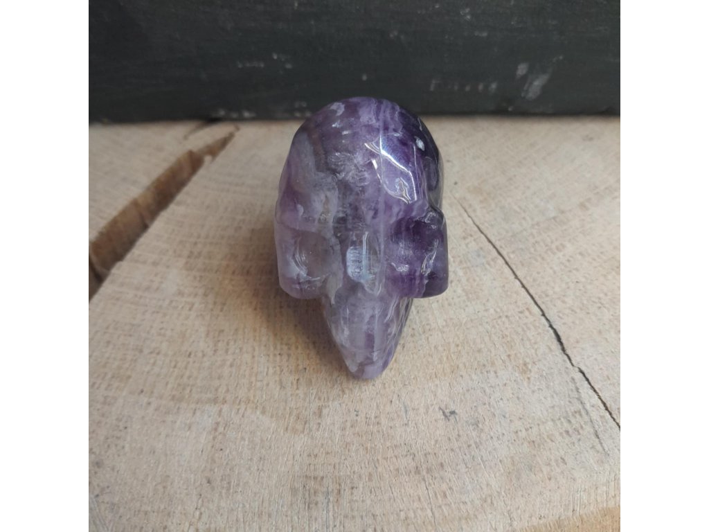 Violett Fluorite Schädel 4,5cm