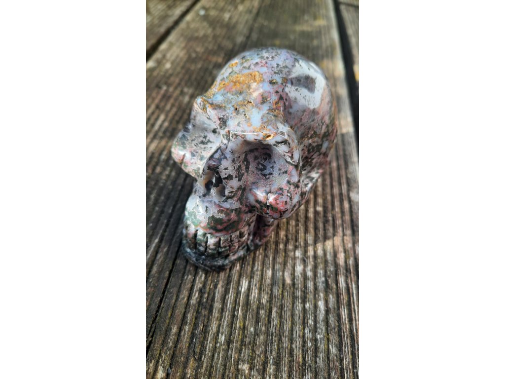 Skull Jasper *Ocean*Special *Chalcedony special 7,5cm extra