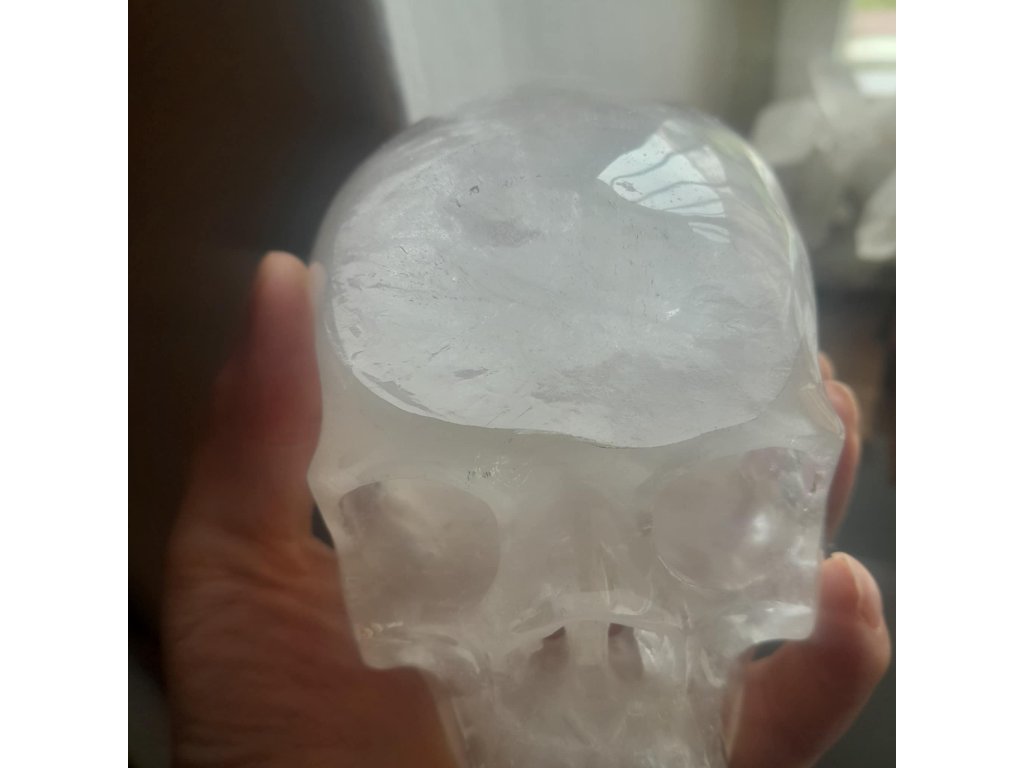 Lebka  Realistik Křistál 12cm
