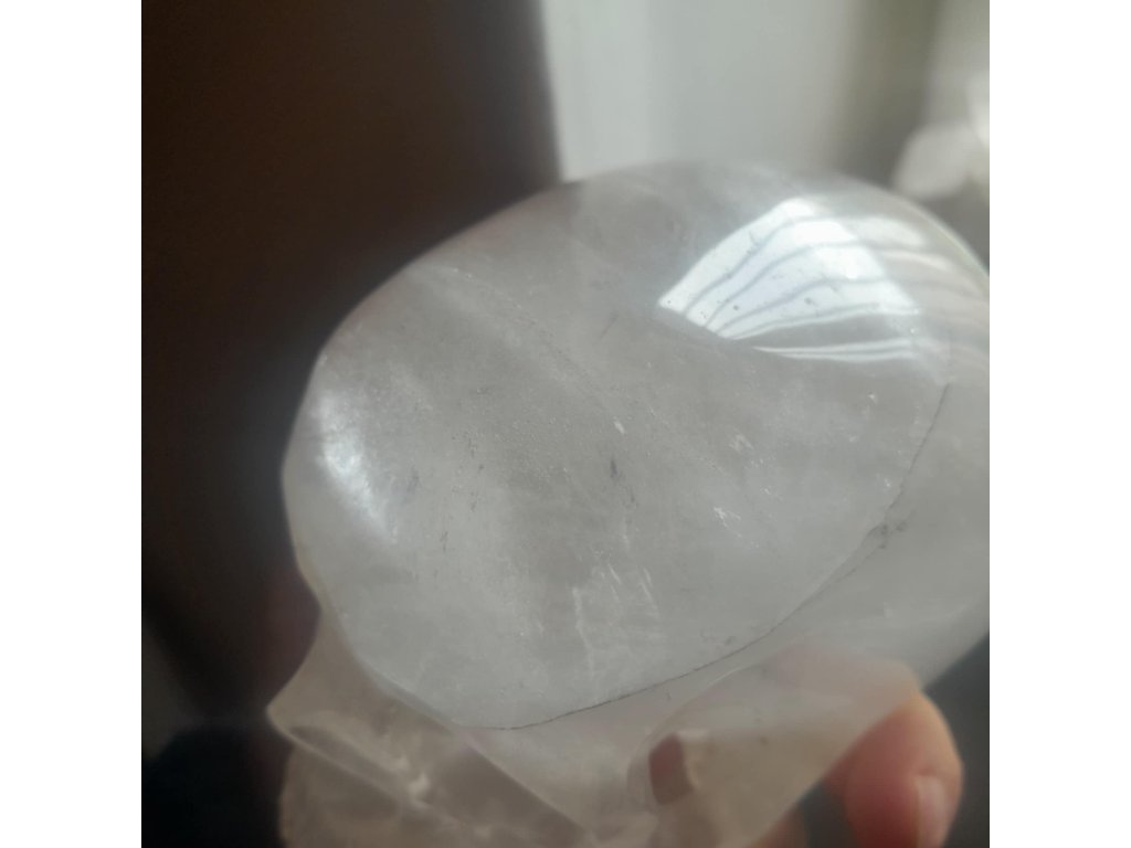 Lebka  Realistik Křistál 12cm
