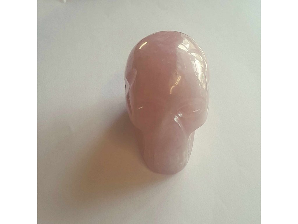 Schädel Rosen quartz 7cm