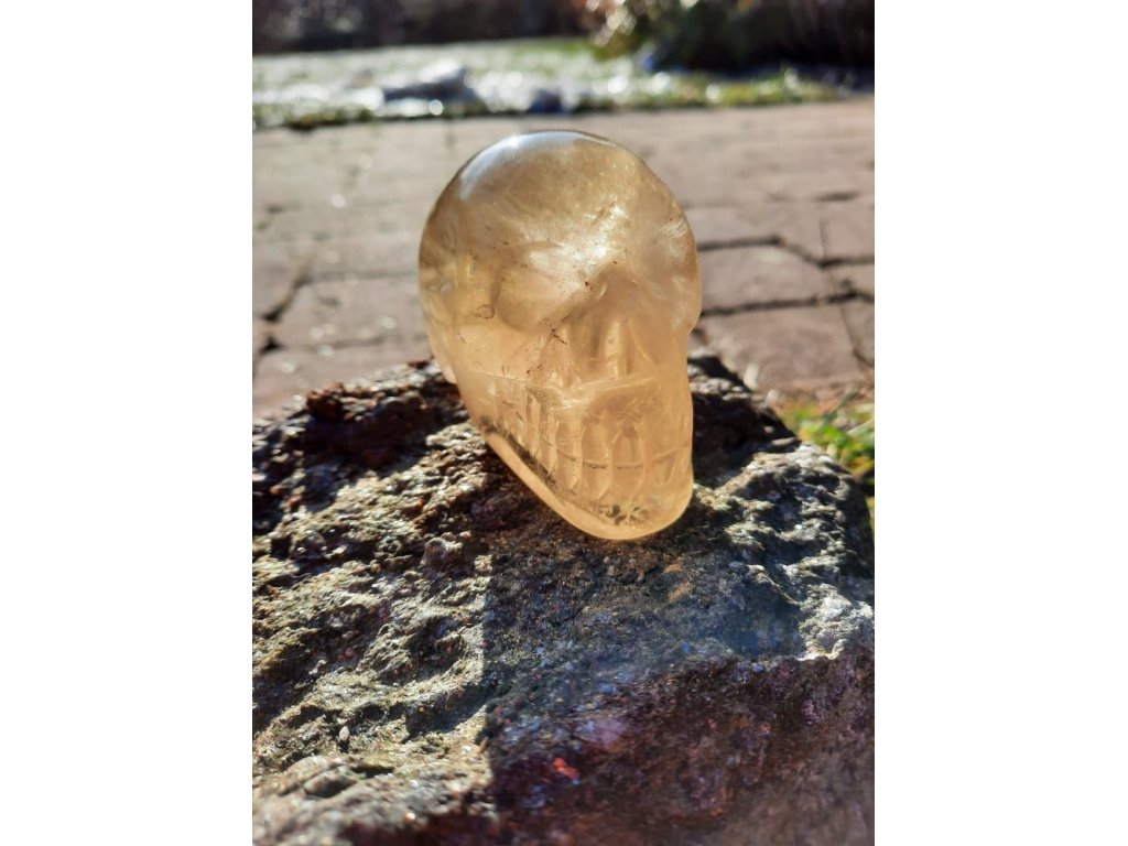 Skull natural Brazilian  Citrine  6cm