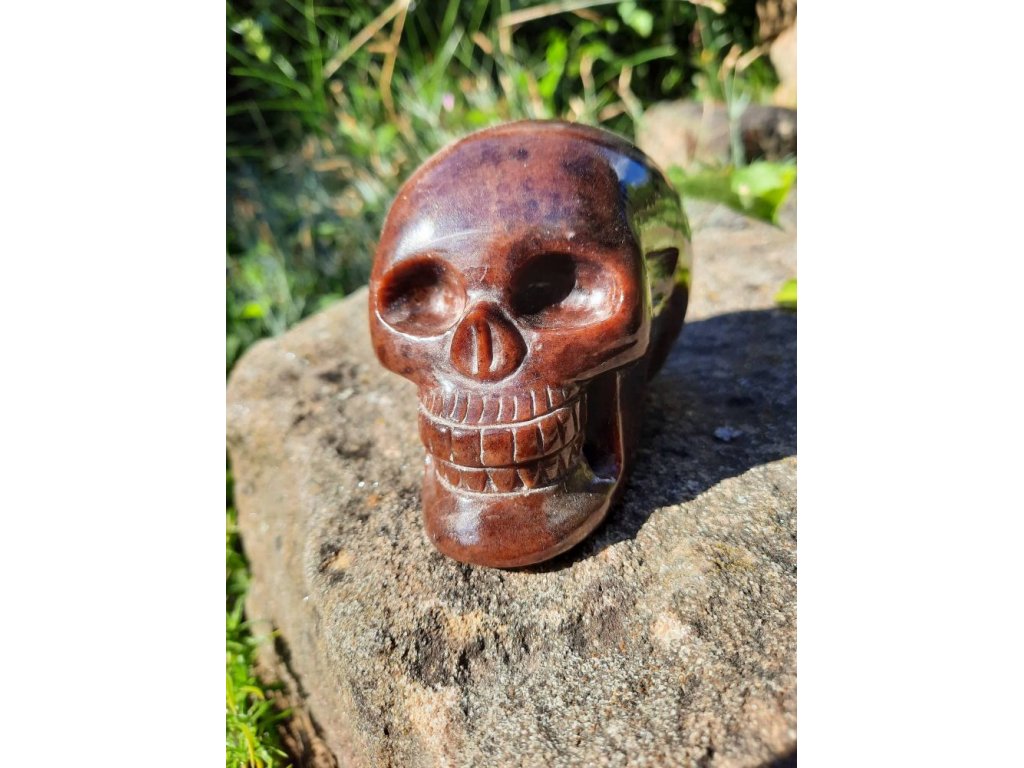 Skull Garneth  *Hessonite* 7cm