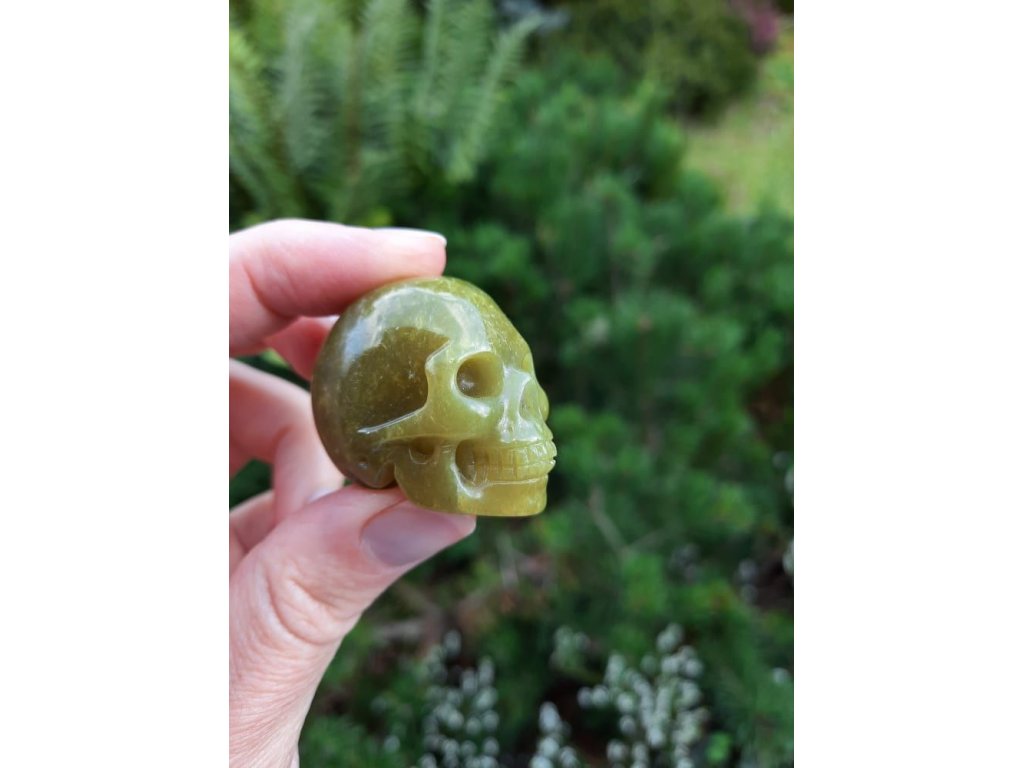 Skull Jade realistik 3,5cm
