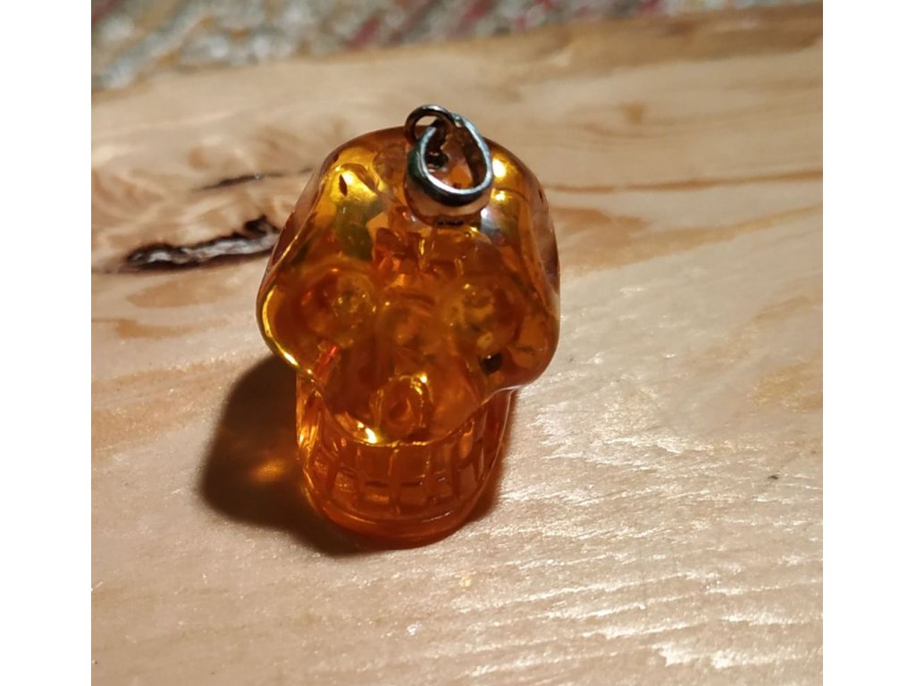 Silver pendant Amber rek.1,5cm