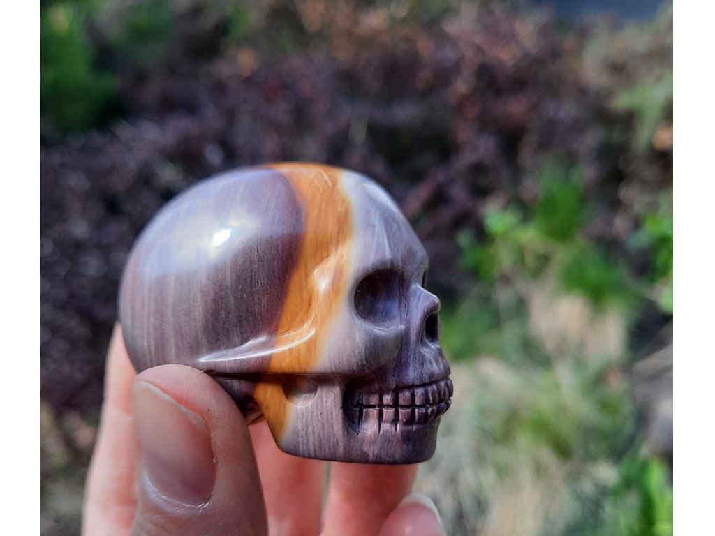 Skull Mookaite realistik 4,5cm