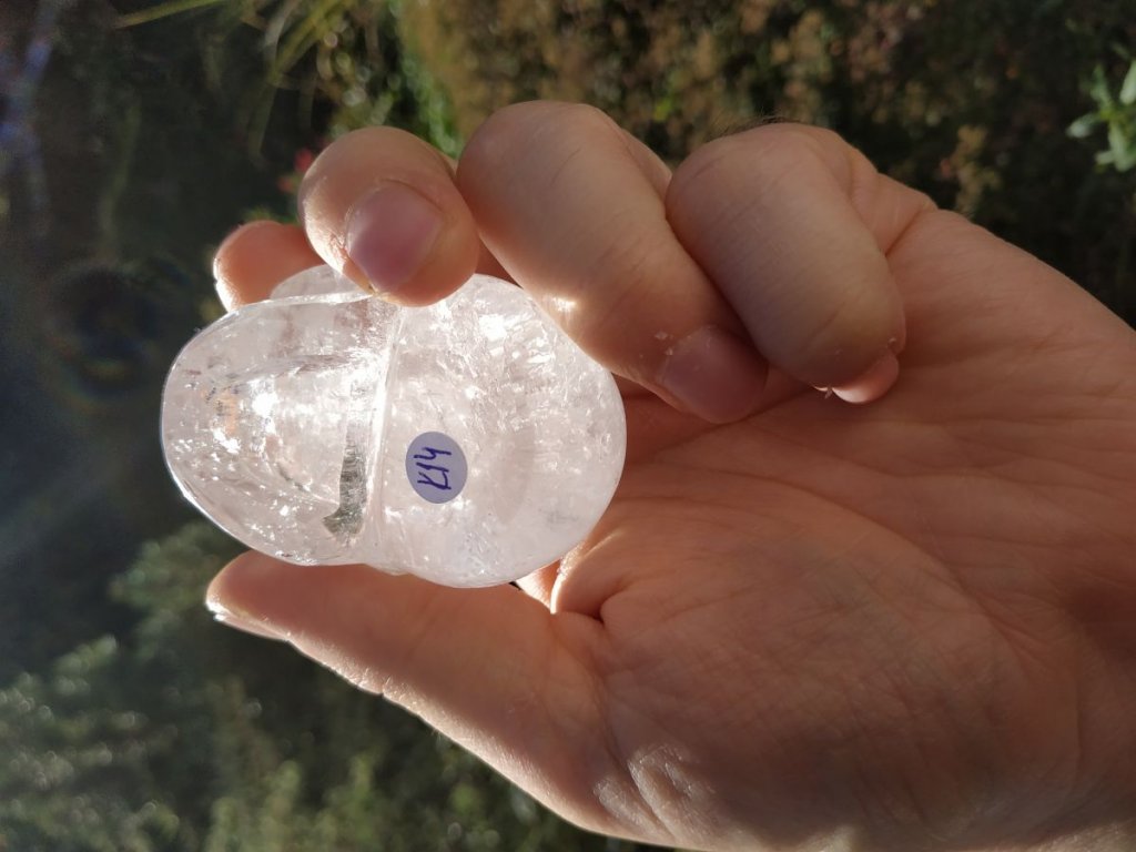 Kristall Schädel 6cm