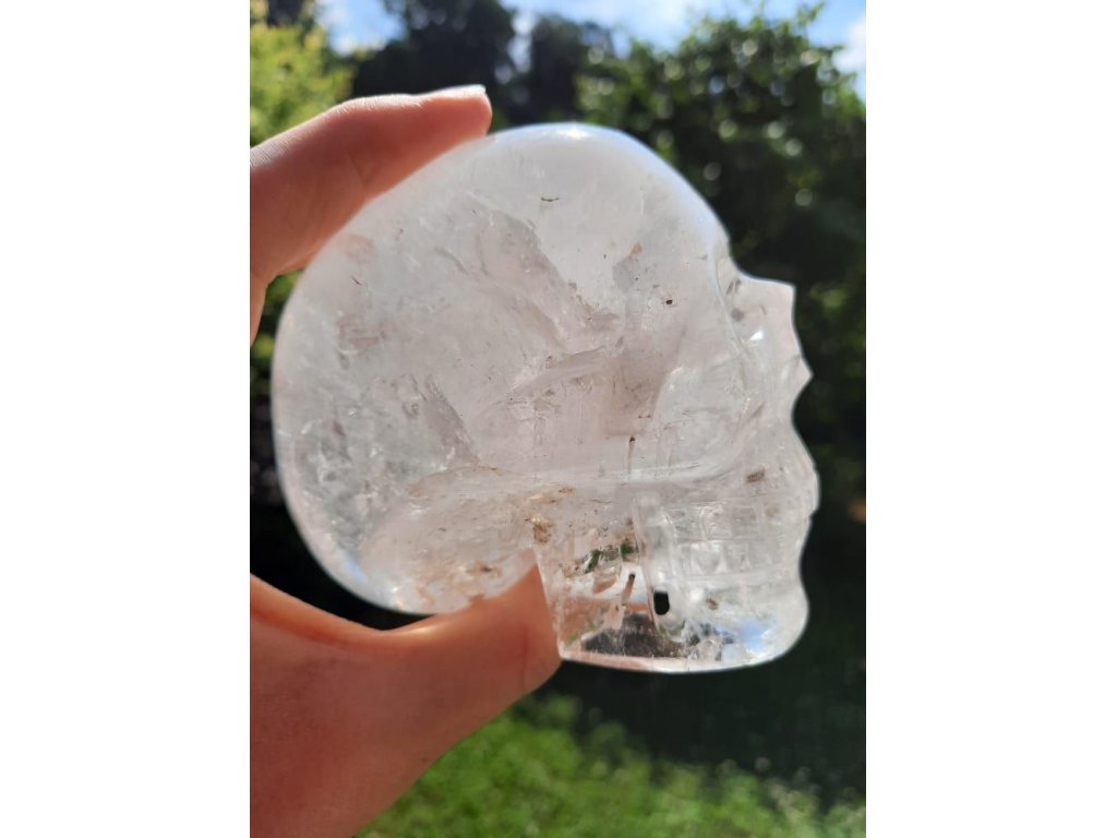 Lebka/Skull /Schädel Křistál/Crystal 8,5cm