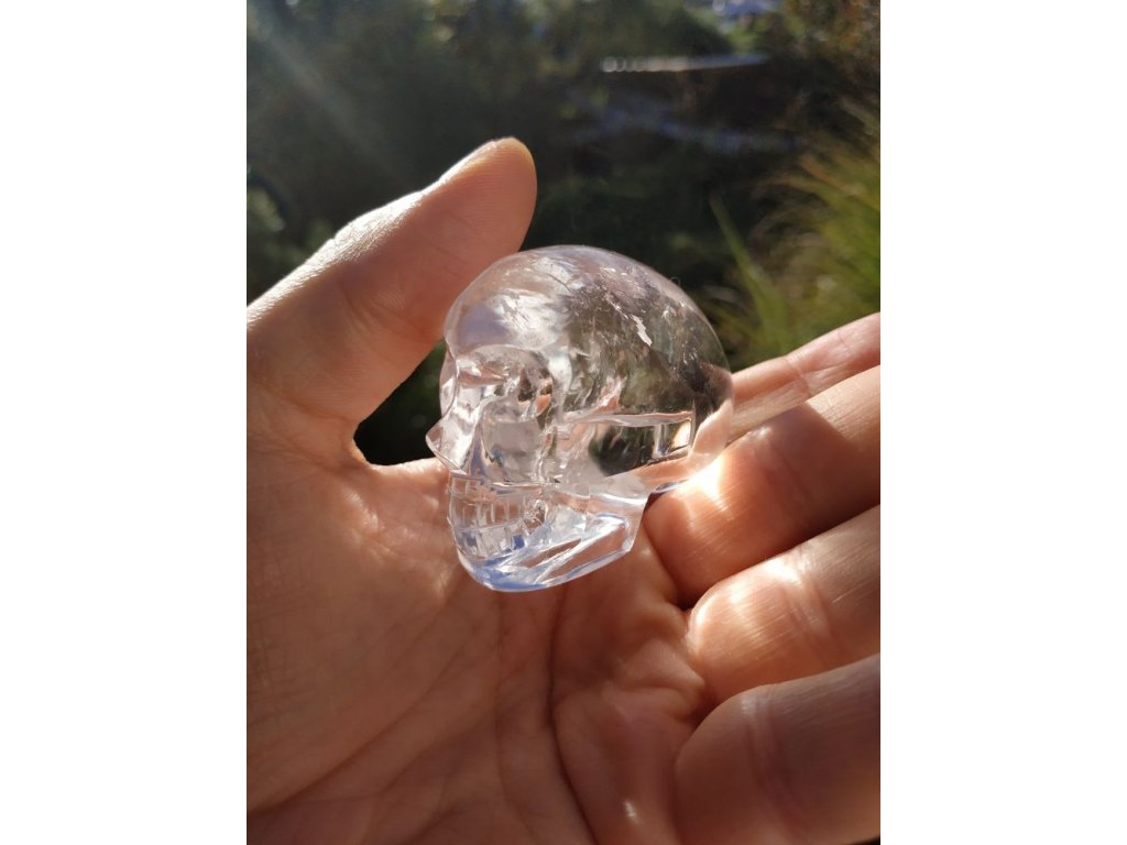 Lebka/Skull/Schädel Křistál/Crystal /Berg Kristal 5.5cm K6