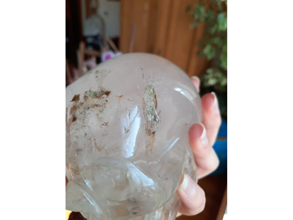 Schädel Berg Kristall  inkluse 11cm