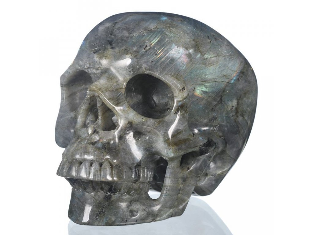 Skull Labradorite/Realistic 12,5cm