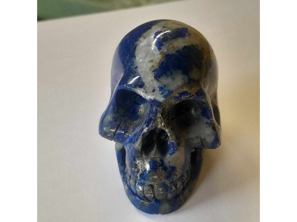 Lebka ,Skull,Schädel Lapis Lazuli Extra 4cm
