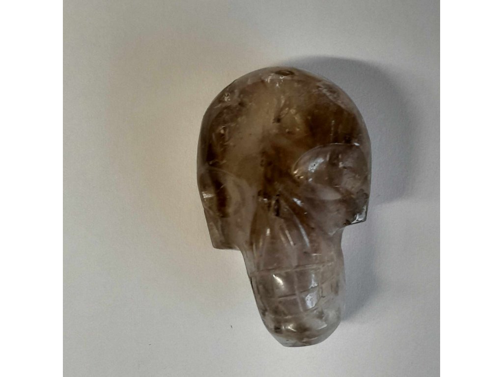 Lebka/Skull/Schädel Masků/Mask Elestial Křistál/Crystal/Bergkristall 4,5cm