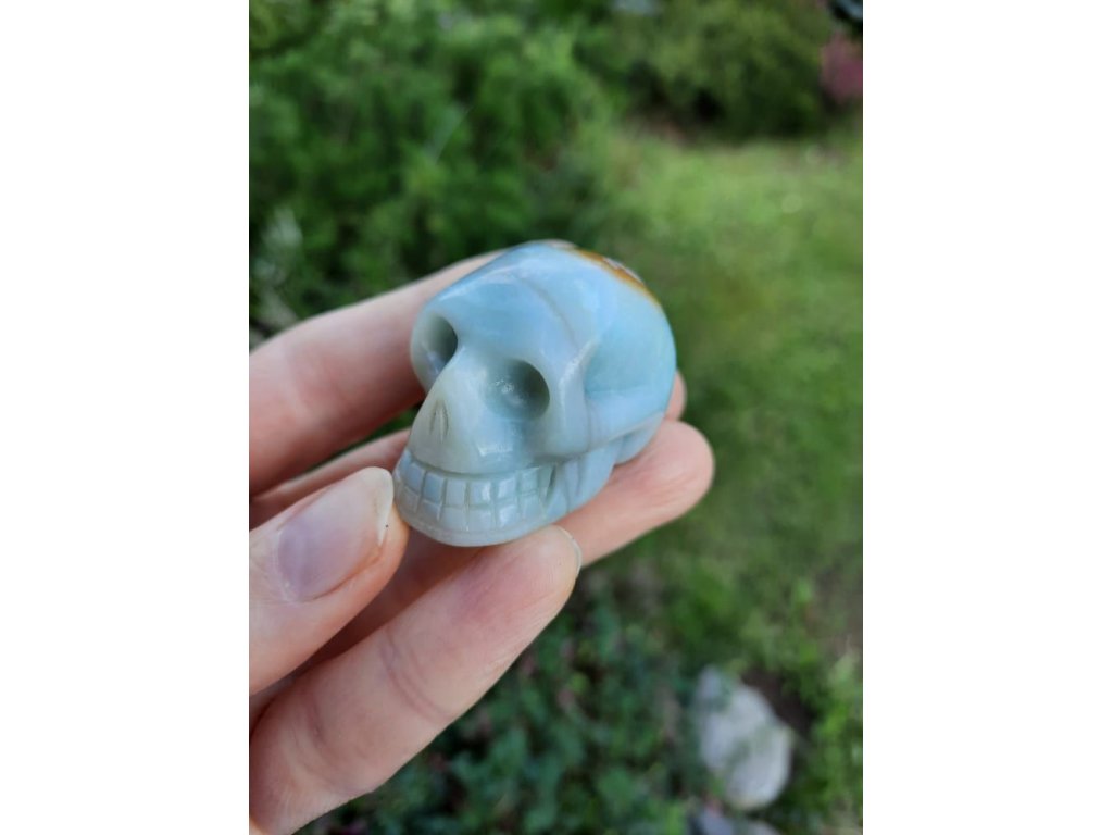 Lebka Modry/Blue opal maly vzácny 3,5cm