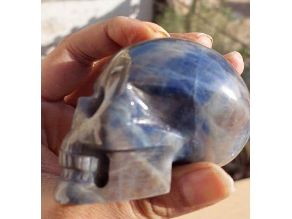 Skull Saphire 6cm rare